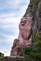 Fototapeta na wymiar Statue of the lion of Belfort in France