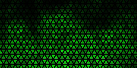 Light Green, Yellow vector pattern with polygonal style.