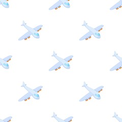 Cargo plane pattern seamless background texture repeat wallpaper geometric vector