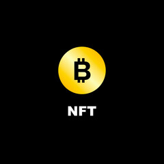 Bitcoin icon sign payment symbol. Cryptocurrency logo. Illustration isolated on white background
