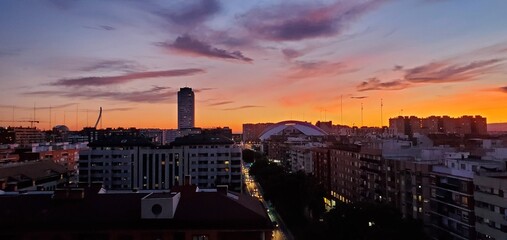Sunset in Valencia