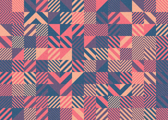 Abstract Geometric Pattern generative computational art illustration