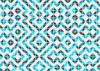 Abstract Geometric Pattern generative computational art illustration