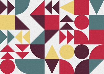 Abstract Geometric Pattern generative computational art illustration