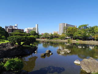 Fototapeta premium 水前寺成趣園(熊本県熊本市)