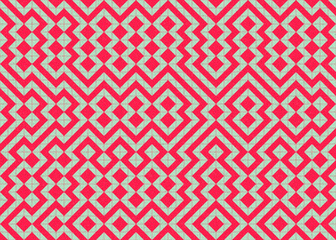 Abstract Geometric Pattern generative computational art illustration