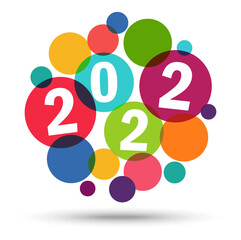 Happy New Year 2022 background