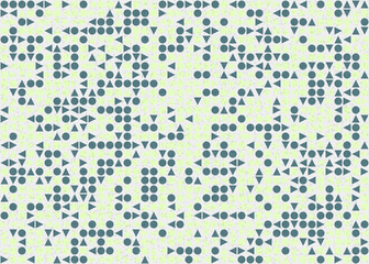 Abstract Geometric Pattern generative computational art illustration