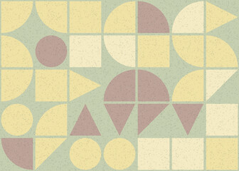 Abstract Geometric Pattern generative computational art illustration