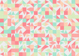 Abstract Geometric Pattern generative computational art illustration