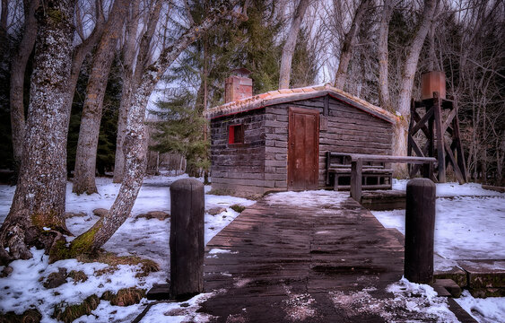 Caseta en el Bosque de Finlandia, Rascafr&iacute;a Madrid.