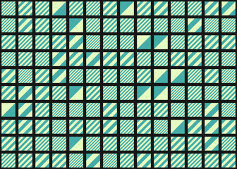 Abstract Geometric Pattern generative computational art illustration