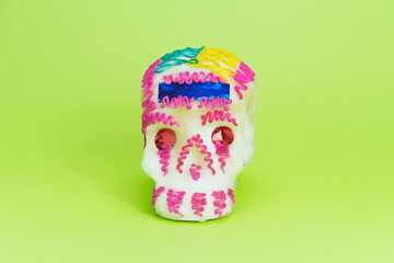 Sugar skull candy for Day of the Dead celebrations
