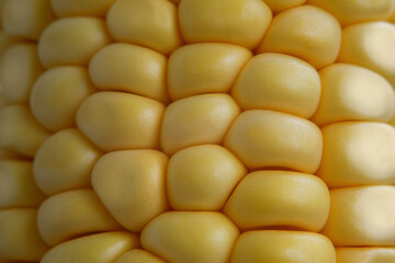 texture of yellow juicy tasty corn