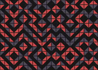 Naklejka premium Abstract Geometric Pattern generative computational art illustration