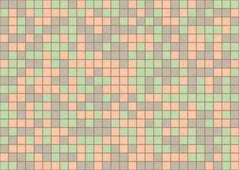 Abstract Geometric Pattern generative computational art illustration