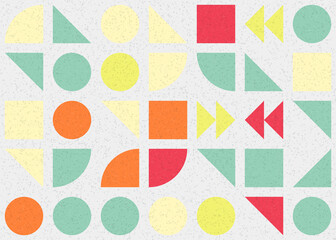 Abstract Geometric Pattern generative computational art illustration