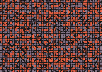 Abstract Geometric Pattern generative computational art illustration