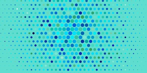 Dark BLUE vector background with spots.