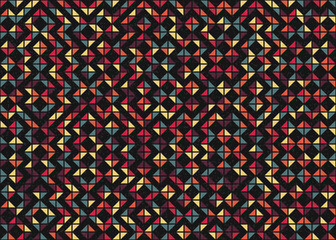 Abstract Geometric Pattern generative computational art illustration