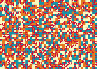 Abstract Geometric Pattern generative computational art illustration