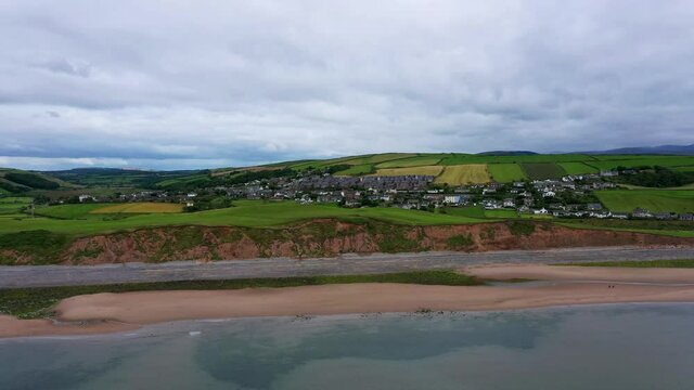 St Bees, Copeland District, Aerial Drone View