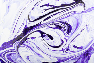Liquid Marble Paint Texture Background, Acrylic Abstract Pattern