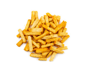 Crunchy Croutons, Bruschetta Crackers, Rusks or Small Fried Bread