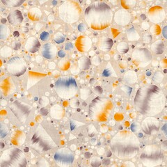 Fototapeta premium Seamless modern abstract terrazzo pattern swatch. High quality illustration. Random trendy confetti design for textile print or interior design or floor. Colorful micro speckle tile mosaic material.