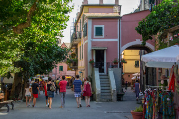 Travelling into the Cinque Terre Liguria