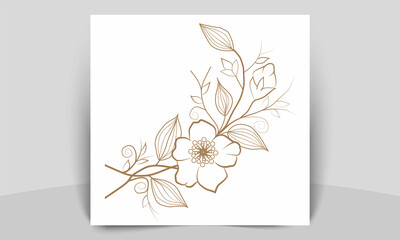 Magnolia flower drawings. Sketch Floral Botany Collection.  Black and white with line art on white backgrounds. Hand Drawn Botanical Illustrations. Vector.