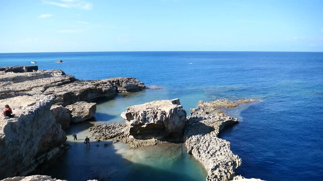 Ocean view from Inland sea, Gozo, Malta