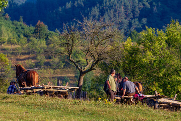 Village life in Romania