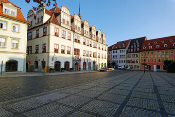 Fototapeta na wymiar Naumburg an der Saale Rathaus