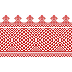 Russian old embroidery and pattern