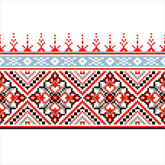 Slavic ornament for cross stitch