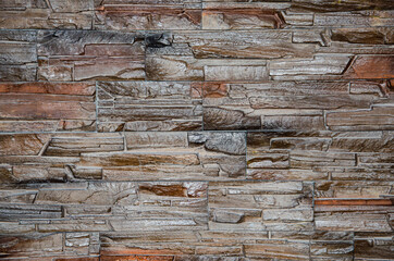 texture of modern gray concrete wall made of blocks