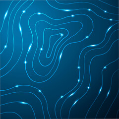 Topographic map background concept. Abstract landscape