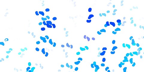 Light blue vector backdrop with chaotic shapes.