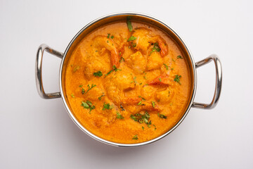 Prawns or shrimp or zinga masala curry