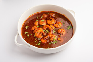 Prawns or shrimp or zinga masala curry