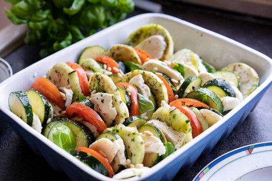 Leckerer vegetarischer Auflauf