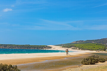 famous beach in Bolonia in Andalusia
