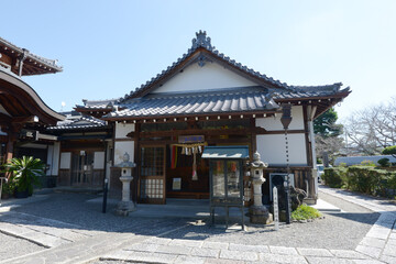 Fototapeta premium 高野街道 転法輪寺 護摩堂 奈良県五條市