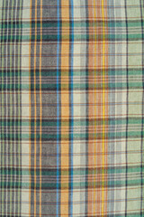 Background or texture of fabric with colored vertical stripes