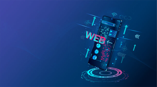 Creating an Internet site for various platforms. Creating a mobile application for a smartphone. The process of creating a web page, and coding the code for the site. Technology for creating websites.