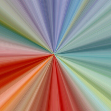Composizione astratta computerizzata con cerchi e sfumature di colori