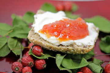 Homemade from Alex,  rose hip jam