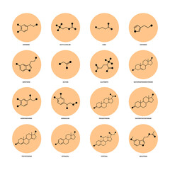 Hormones and neurotransmitters © pikovit