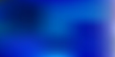 Dark blue vector abstract blur template.